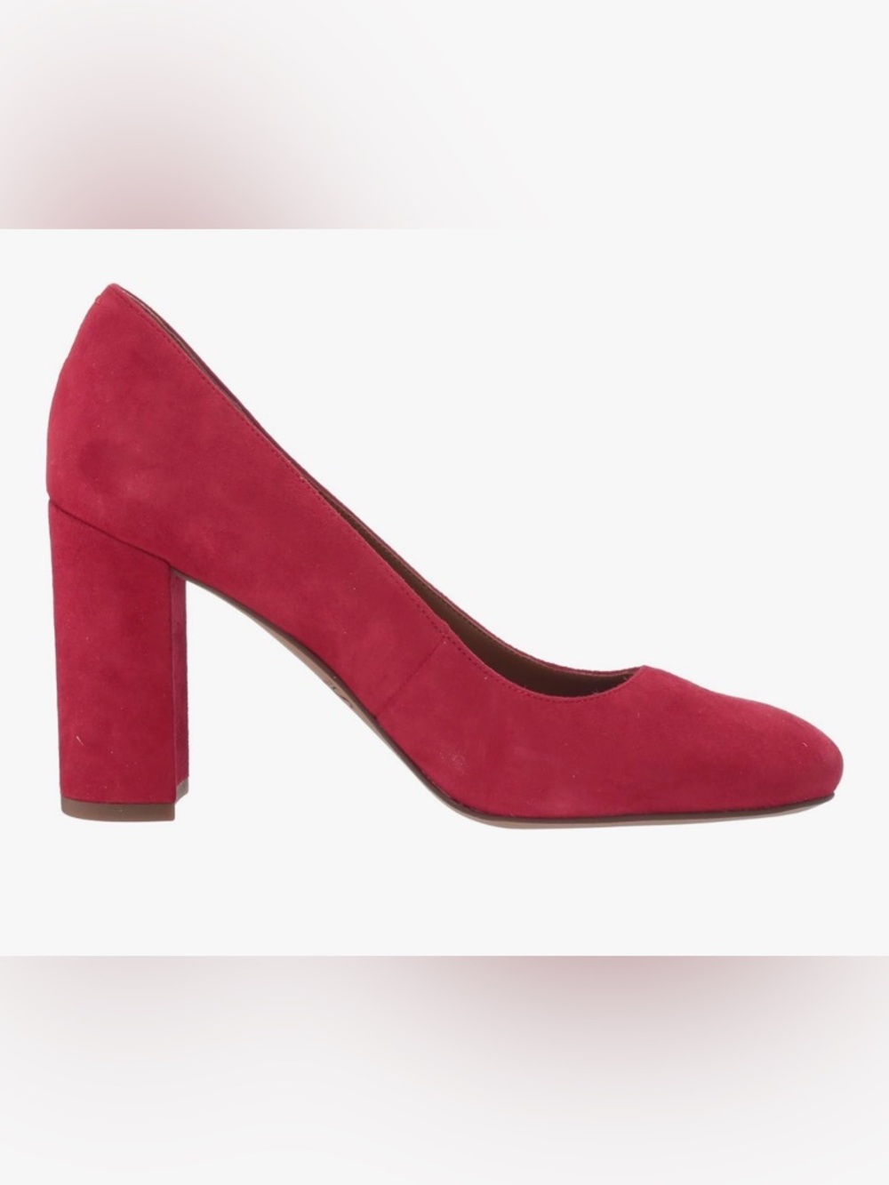 Sarto by Franco Sarto: The Aziza Pump in Cherry Suede
